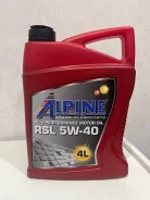 Alpine. 5W-40, �������������, 4��. ����