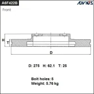 ���� ��������� ���. Advics (Advics) |3| A6F422B A6F422B ����