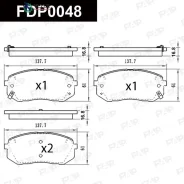 ������� ��������� Hyundai/KIA I40 1.6GDI/1.7CRDI FAP FDP0048 FDP0048 ����