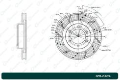 ���� ��������� GFR21220L ��� Toyota ����� �������� ������������� G-Brake ������ 43512-60190 43512-60191 GFR-21220L ��������������� ������ 338-32-68.5...