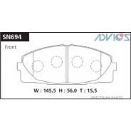 �������� ��������� ������� Advics �������� SN694 SN694 ����