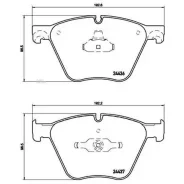 ������� ��������� ����� BMW X5 E71/X6 F16 Brembo P06073 P06073 ����