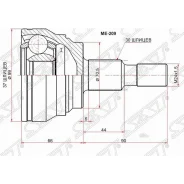 ���� (�������/ �����) Mercedes-Benz M-Class 05-11 / GL-Class 06-12 SAT ME209, �������� ME209 ����