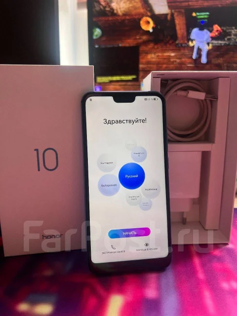 Honor 10. �/�, 64 ��, �����, 3G, 4G LTE, Dual-SIM, NFC ����