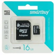 ����� ������ 16G Smart buy Micro SD + (������� SD) Class 10 ����