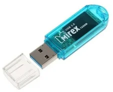����-���� 128 Gb Mirex Elf Blue USB ����