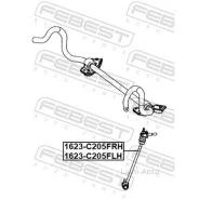 ������ ������������� �������� L (� �������) Mercedes C W205 4WD (14-) W213 4WD (16-) 1623C205FLH ����