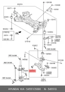 ����������� ������ ��������, ��������, ������, ����� ��� Hyundai i20, KIA Optima 15- Hyundai/Kia 54551-C5000 54551C5000 ����