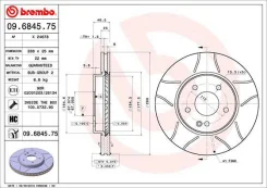 ���� �� ��) 09.6845.75_���� ���� 09684575 Brembo Brembo 09684575 09684575 ����