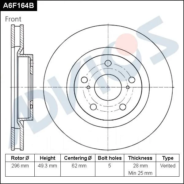 ���� ��������� Advics A6F164B 43512-42050 ����