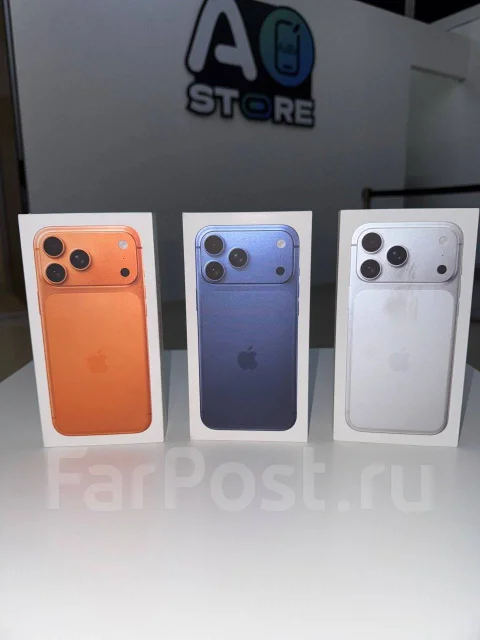Apple iPhone 17 Pro Max. �����, 512 ��, �����������, 3G, 4G LTE, 5G, ����������, NFC, Dual-SIM, eSIM, ������������ ������� ����
