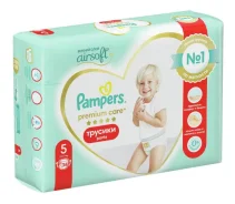 ����������-������� Pampers Premium Care Pants, Junior (12-17 ��), 34 �����*** ����
