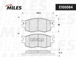 ������� ��������� �������� (��� �������) (����� Semi-Metallic) (Hyundai Accent III (MC), I20 (PB), KIA RIO II) (TRW GDB3420) E100064 Miles ���. E10006...