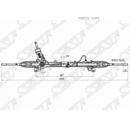 ����� ������� Ford Focus 04-19 / C-MAX 03-10 (����� ����) SAT ST-1 768 605 ST1768605 ����