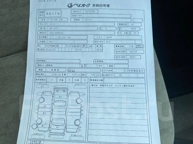 Nissan Cefiro. A33, VQ20DE ����