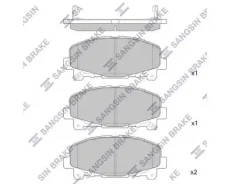 ������� ��������� �������� Honda Acord IX 2.0-2.4i 07.08 SP1606 SP1606 ����