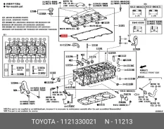 ��������� ������ �������� (112130L010 ) Toyota 1121330021 1121330021 ����