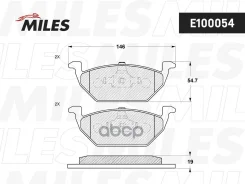 ������� ��������� AUDI A3 97/VW G4/Skoda Octavia 9709 1.4/1 Miles ���. e100054 E100054 ����