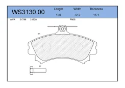 ������� ��������� �������� �������� ��� Mitsubishi Carisma, Volvo S40 I, Mitsubishi Space STAR jeenice ws313000 WS313000 ����