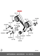 ������ ��� Mitsubishi MD358549 MD358549 ����