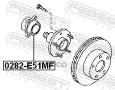 �������! � ����� � ����. �������� Nissan Elgrand (E51) 02 [178Febest0282E51MF] 0282E51MF ����