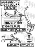 ����� �������� ������� �����! Honda Accord ex 08-12 [178Febest0324CU2UPL] 0324CU2UPL ����