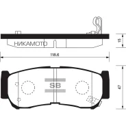 ������� �������� �. SsangYong Action 05/Kyron 05/Rodius 04 2.7 SP1173SNS [583023EU00] ! SP1173 ����