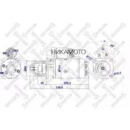 �������! 24V 4KW 9 ������ 45 ��. ������ Volvo F/FL/FM 6/7 96 8802027SX ����