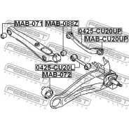 ���� ���������� ������� | ��� ����/��� | Febest 0425CU20UP 0425CU20UP ����