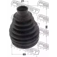 ������� ���� �������� �������� pvc 69x96x21 | ����/��� | Febest 0517PDY3 0517PDY3 ����