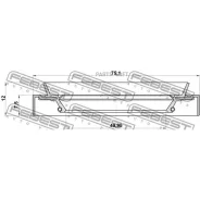 ������� ��������� 49.95x75.1x7.5x12 | ��� ����/��� | Febest 95HDS52750712X 95HDS52750712X ����