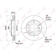 ���� ��������� ������������� (290x26) | ����� | Lynxauto BN1090 BN1090 ����