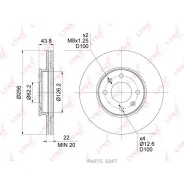 ���� ��������� ������������� (256x22) | ����� | Lynxauto BN1431 BN1431 ����