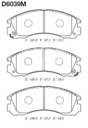 ������� ��������� �������� D-6039MH ��� Mitsubishi Delica PD6W 6G72 Delica PE8W 4M40 �������� ������������� MK Kashiyama ������ MR389546 MR389548 MB69...