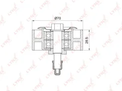����� �������� ���������� ����� LYNXauto PB7244 PB7244 ����