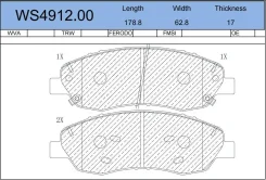 ������� ��������� �������� �������� ��� Tank 500 23- Jeenice WS4912.00 WS491200 ����