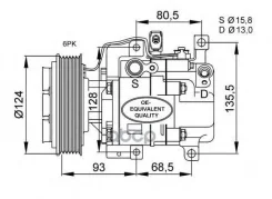 ���������� ������������ Mazda 3 03- Easy Fit NRF ���. 32408 32408 ����