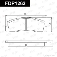 ������� �������� �������� LADA 2121 Niva 1.6/1.7i/1.9D 76 FDP1262 FDP1262 ����