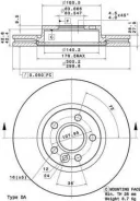 ���� ��������� UV Coated | ����� | Brembo 09. A427.11 09A42711 ����