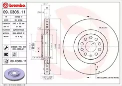 ���� ��������� UV Coated | ����� | Brembo 09. C306.11 09C30611 ����