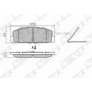 ������� ��������� (�����) Mazda 6 02-12 / FAW Besturn B50 12-17 SAT ST-GJYB-26-43ZA, ������ STGJYB2643ZA ����