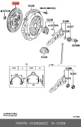 ���� ��������� Toyota 3125026222 3125026222 ����