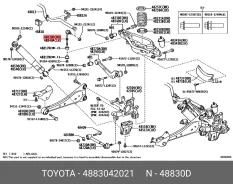 ������ ������������� Toyota/Lexus 4883042021 ����� 4883042021 ����