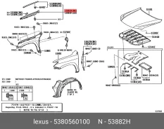 ��������� Toyota 5380560100 5380560100 ����