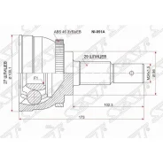 ���� �������� Nissan Maxima/Cefiro A32/A33 VQ20/VQ25/VQ30 94-02 SAT NI051A NI051A ����