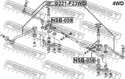 ���������� ������� | ����� ����/��� | Febest 0221F23WD 0221F23WD ����