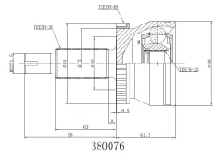 ���� ������� 25/30 ABS 48 | ����� ����/��� | INKO 380076 380076 ����