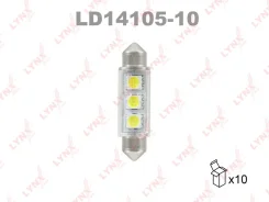 ����� ������������ LED C5W T11x41 12V SV8,5-8 SMDx3 7000K LYNXauto LD14105-10 LD1410510 ����