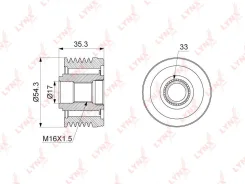 �������� ����� ����� ���������� LYNXauto PA-1036 PA1036 ����