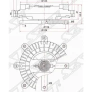 ���������� Honda Civic 03-06 / Mitsubishi Delica 79-07 SAT ST-ME202147 STME202147 ����